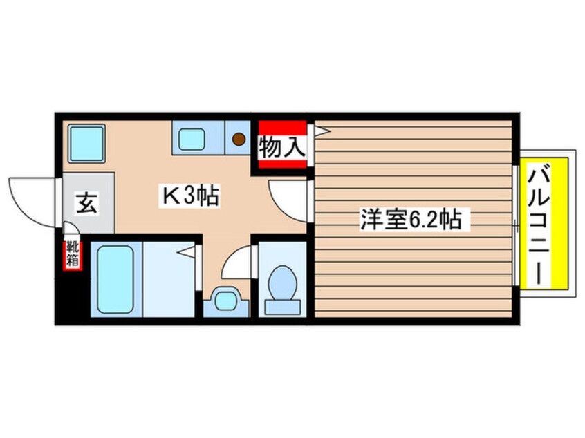 間取図 ヒルズ北屋敷