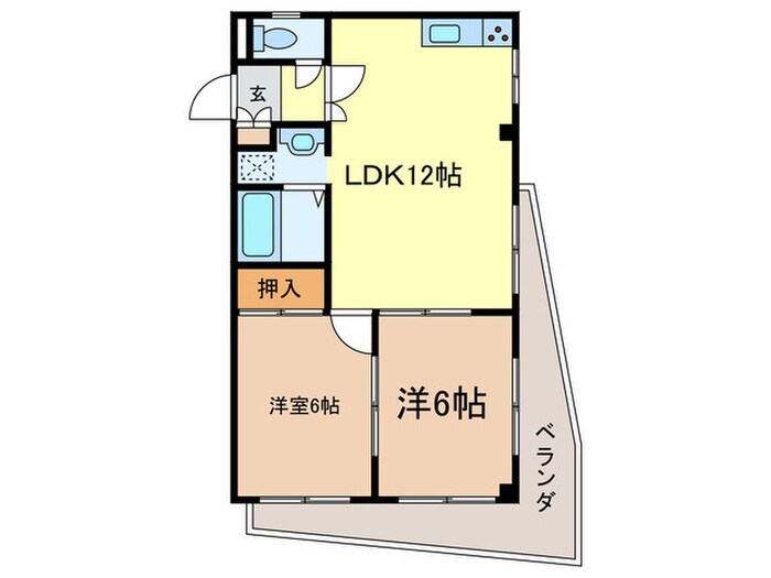 間取り図 山伝マンション