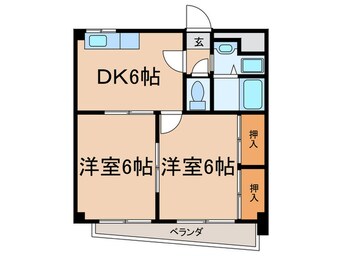 間取図 山伝マンション