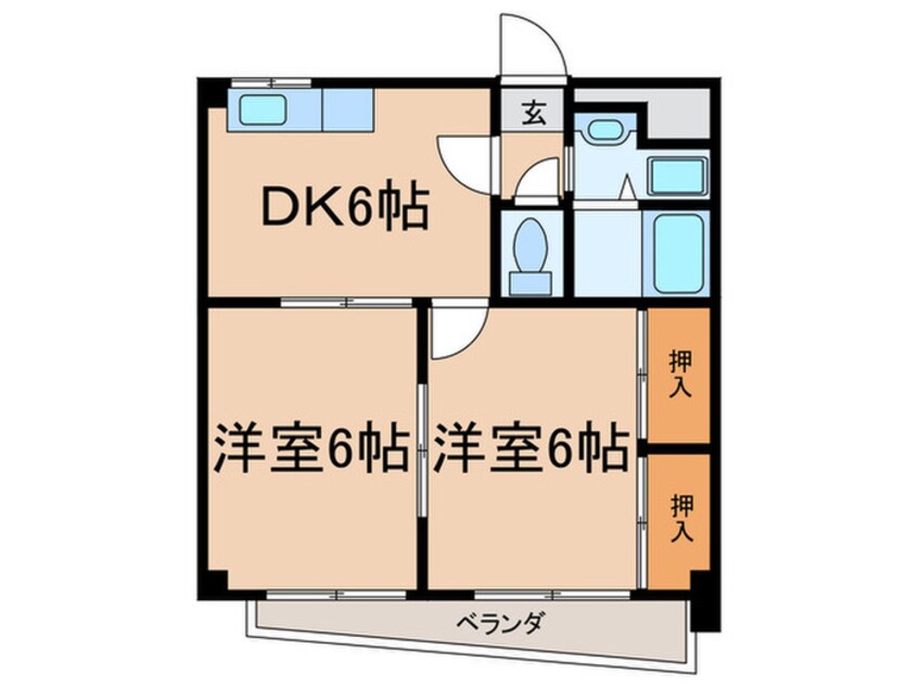 間取図 山伝マンション