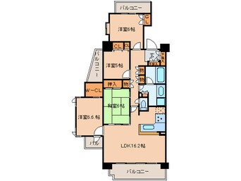 間取図 レジディア徳川