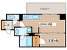 ｻﾞ･ﾊﾟｰｸﾊｳｽ上前津ﾌﾛﾝﾄ(1307) 1LDKの間取り