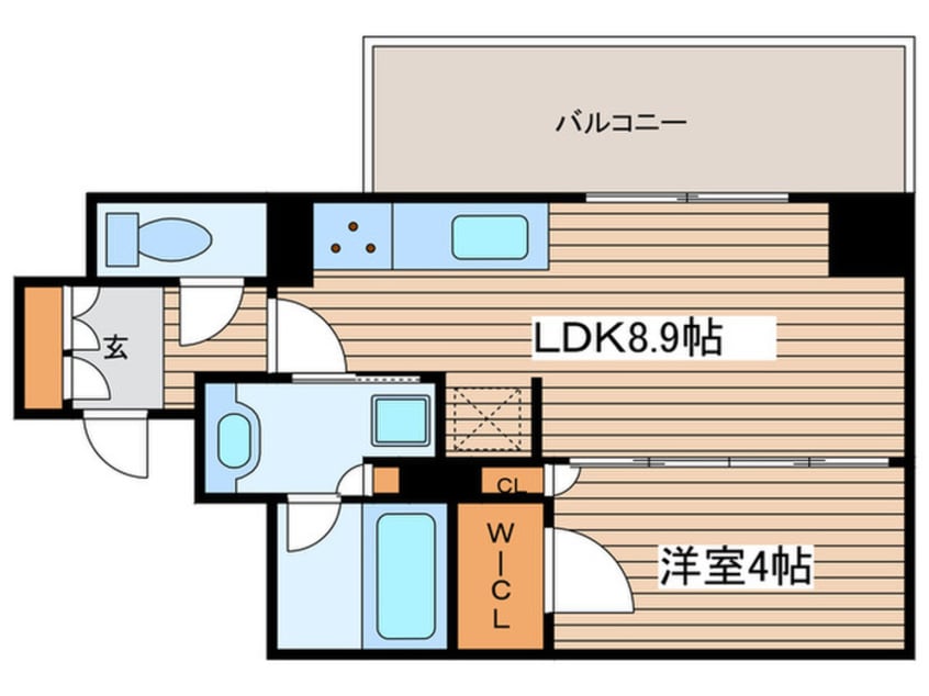 間取図 ｻﾞ･ﾊﾟｰｸﾊｳｽ上前津ﾌﾛﾝﾄ(1307)