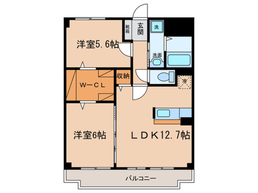 間取図 ノイブリ－ゼ