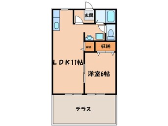 間取図 アンジュ岡崎南