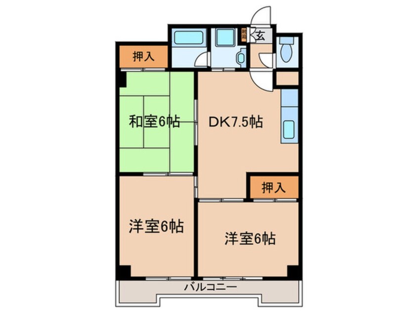 間取図 メゾン・ド・徳川苑