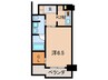 ｅｓｔ ＨＩＢＩＮＯ 1Kの間取り