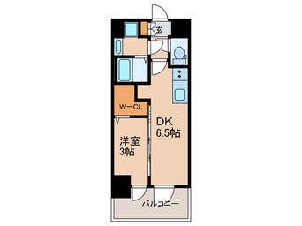 間取図 ｴｽﾃﾑｺｰﾄ名古屋鶴舞Ⅱﾚｱｰｳﾞ