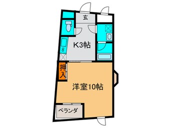 間取図 ＣＡＳＡ　ＹＯＳＡＭＩ