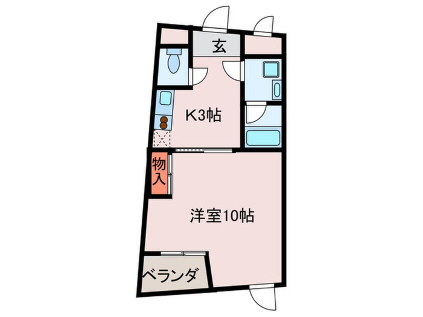 間取図 ＣＡＳＡ　ＹＯＳＡＭＩ