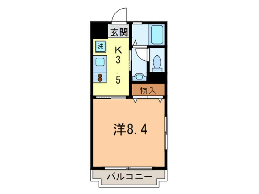 間取図 アルファ　プレイス