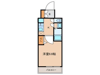 間取図 プレサンス千種アイル（1104）