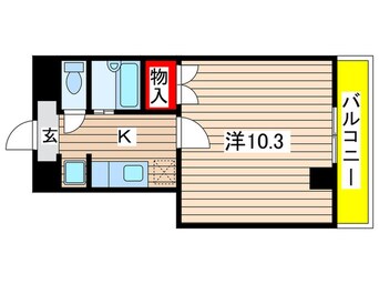 間取図 シャルマン大島