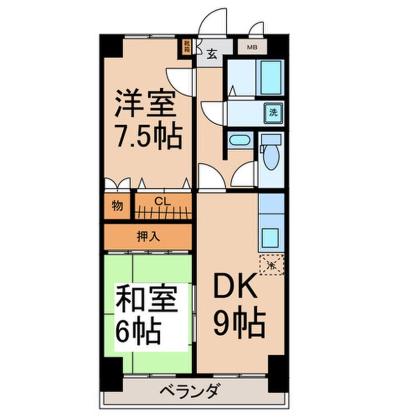 間取図 サン・エヴォリュエ