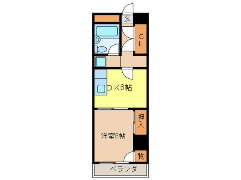 間取図 パ－クサイドメゾン伏見