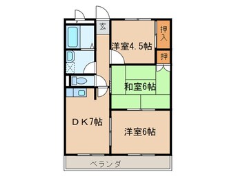 間取図 コ－ポエクセル