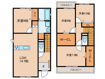 間取図 弥勒寺東2-19KODATEXⅣ-C