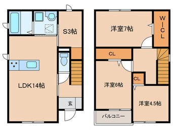 間取図 弥勒寺東2-19KODATEXⅣ-E