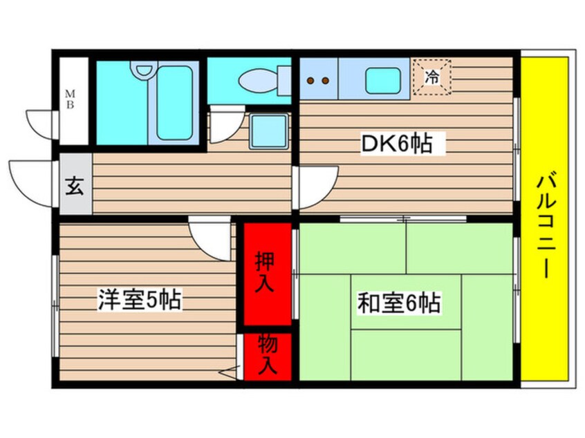 間取図 ブライト明治