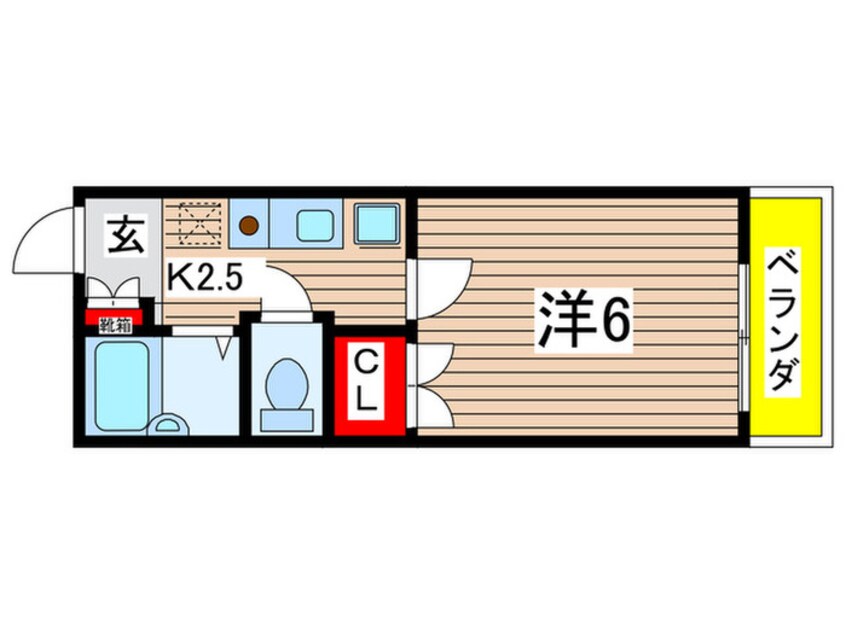 間取図 メゾン石川橋Ａ棟