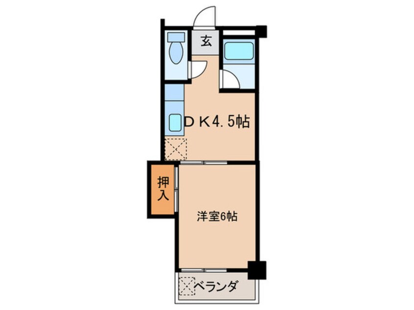 間取図 ラ・メゾン勝建