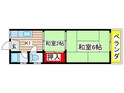 八熊マンションの間取図