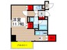 カスタリア栄 1Kの間取り