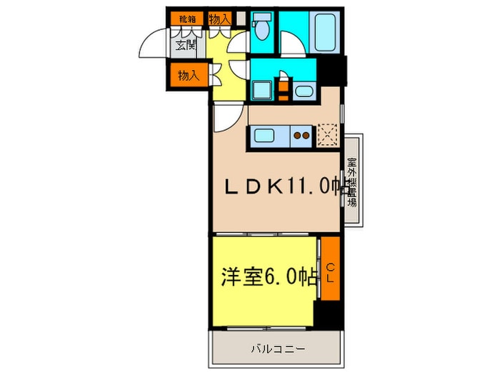 間取り図 カスタリア栄