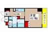 カスタリア栄 1Kの間取り