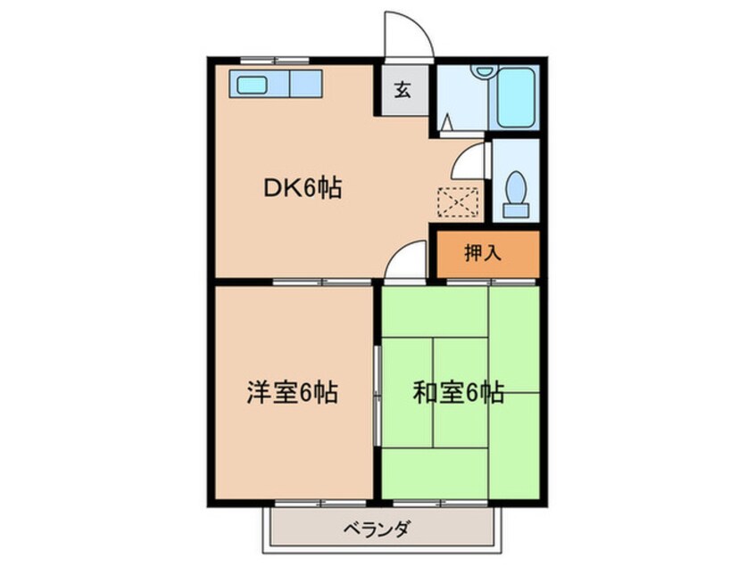 間取図 Ｋハイツ