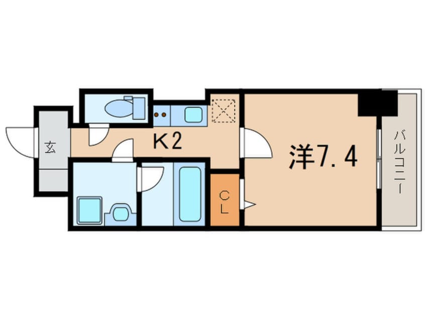 間取図 シャルマンソワレ名駅