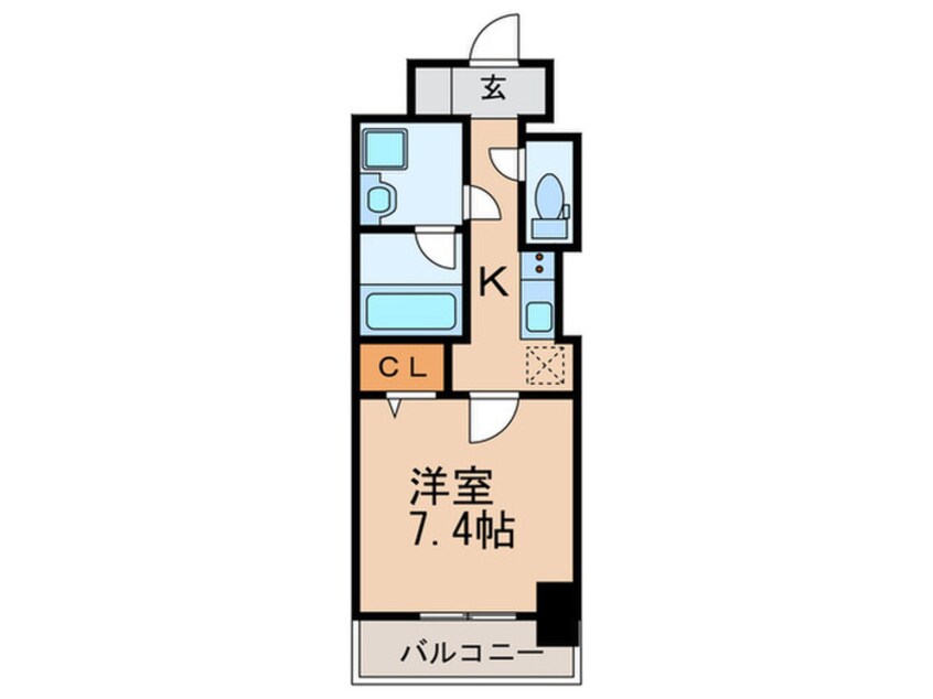 間取図 シャルマンソワレ名駅