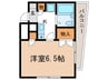 チコマンション 1Kの間取り