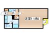 Lives Residence 東桜 1Kの間取り