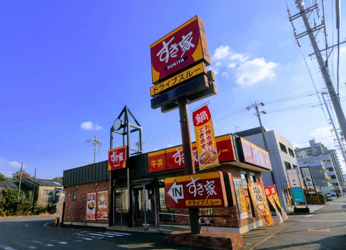 すき家(その他飲食（ファミレスなど）)まで263m サーパスシティ鳴海（604）