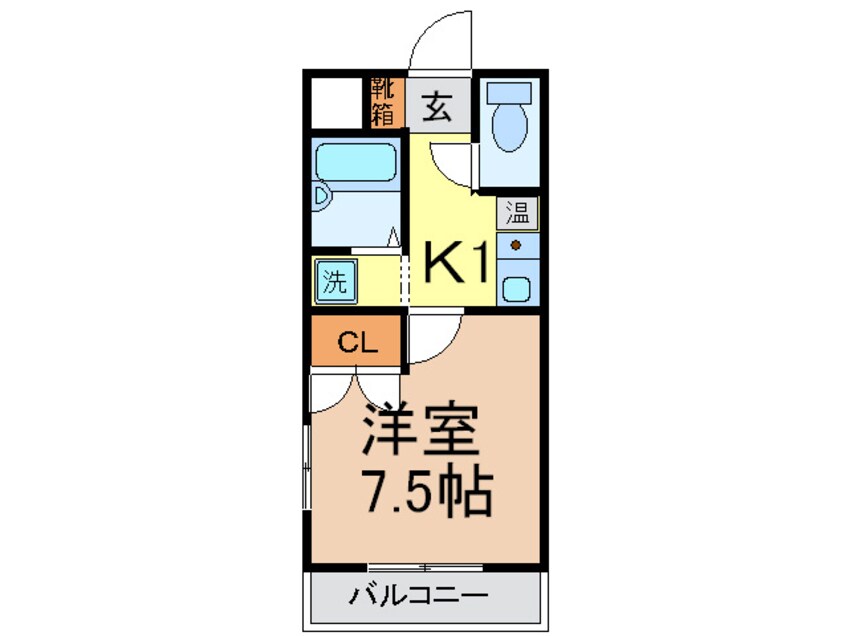 間取図 ビュ－テラスⅡ