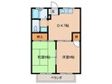 ハイツ中狭間の間取図