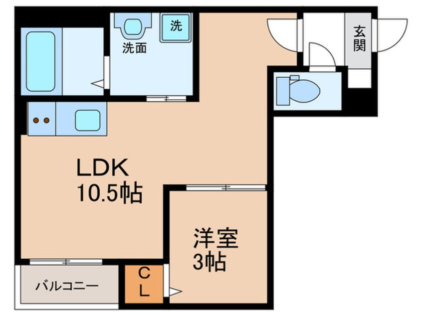 間取図 Jack kanseiⅢ