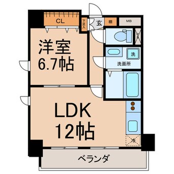間取図 ＣＬＡＩＲ ＨＥＩＷＡ