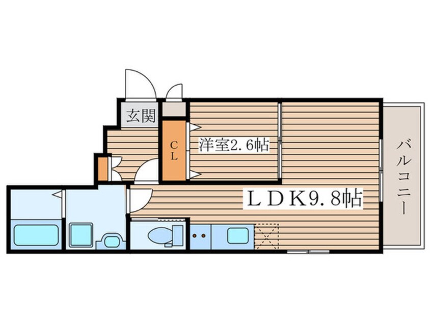 間取図 グランテラス新瑞橋