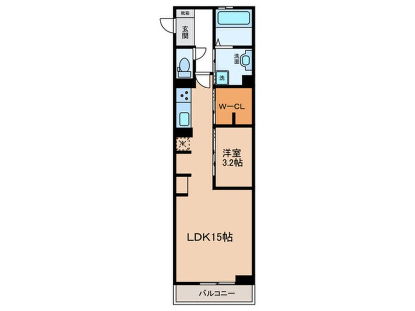 間取図 アスティオン　イワキ