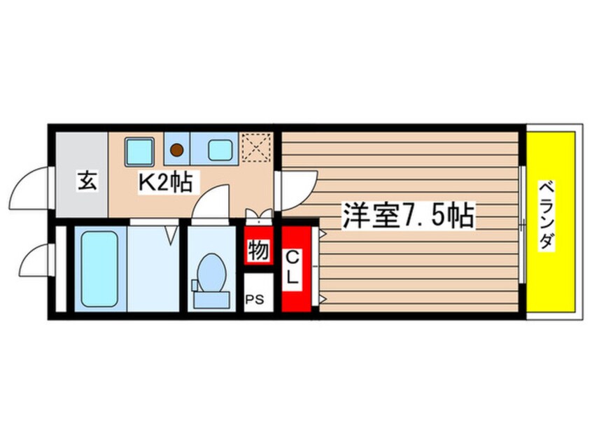 間取図 ダーハムグリーン