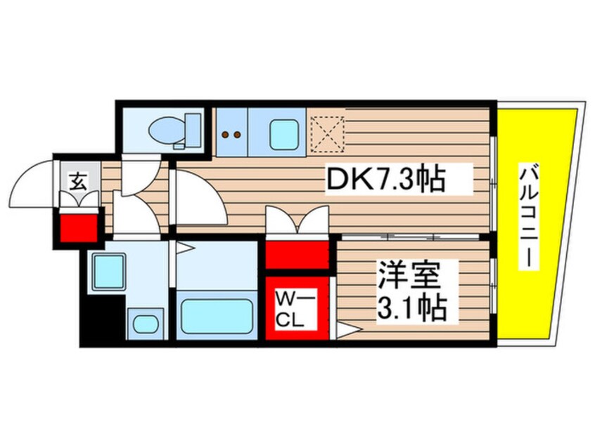間取図 エステムコート名古屋上前津
