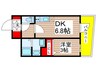 エステムコート名古屋上前津 1DKの間取り