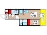エステムコート名古屋上前津 1DKの間取り
