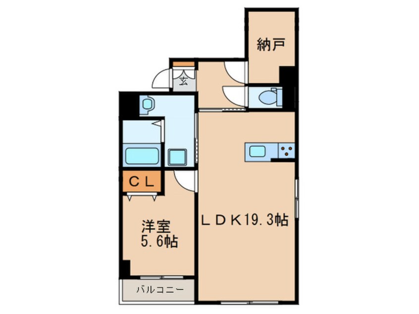 間取図 ｖｅｒｉｔｅ覚王山