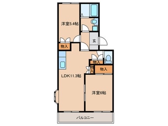 間取図 エルカディアⅠ