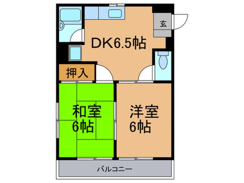 間取図 マイノーラ町北