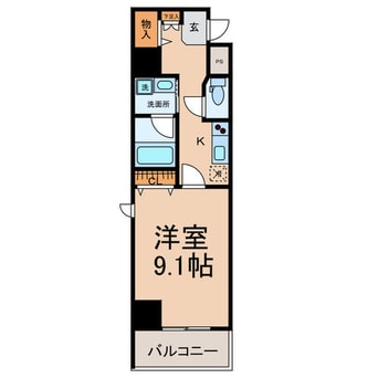 間取図 カーサビアンカ東岡崎