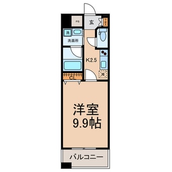間取図 カーサビアンカ東岡崎